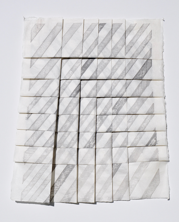 Mia O  Light in Woods 2021 14.1 x 11.8" mokuhanga