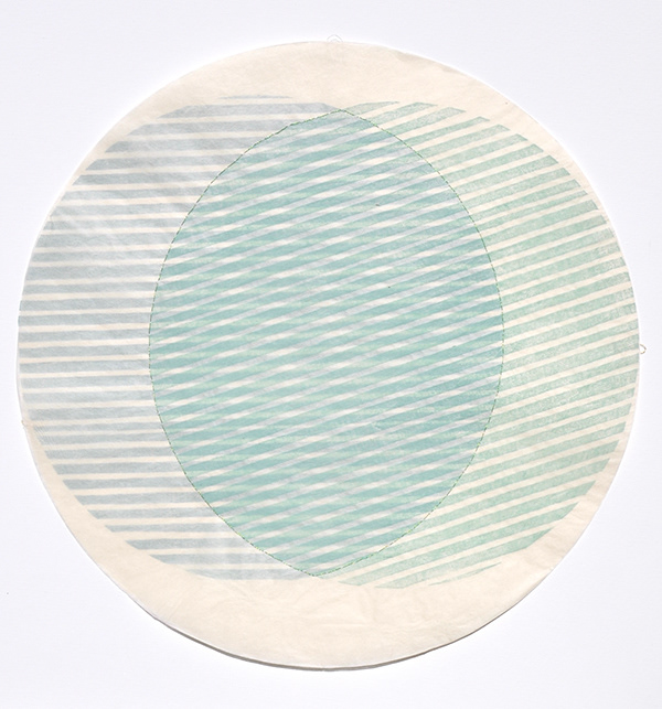 Mia O  Untitled 13 2019 17.3 x 17.3” mokuhanga