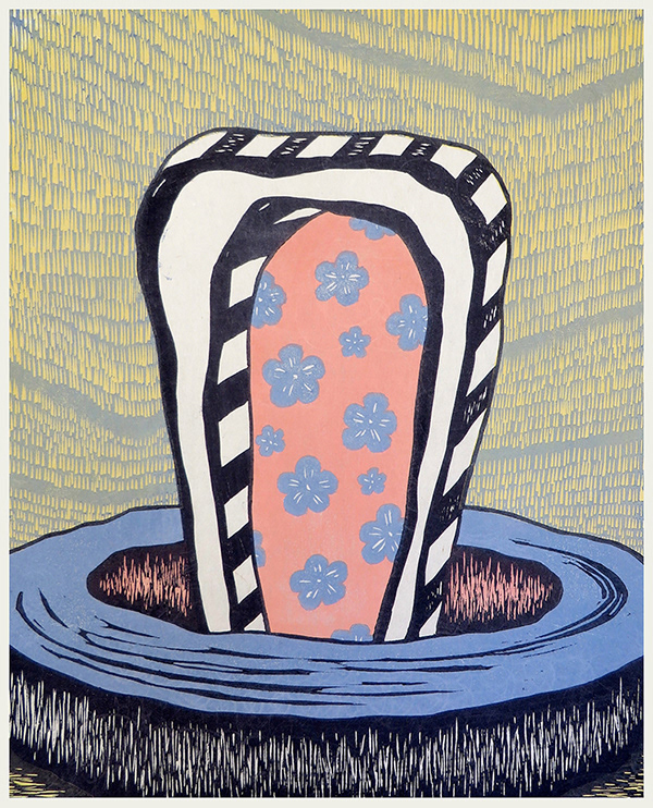 Melissa Schulenberg  Donut 2017 13 x 16" mokuhanga