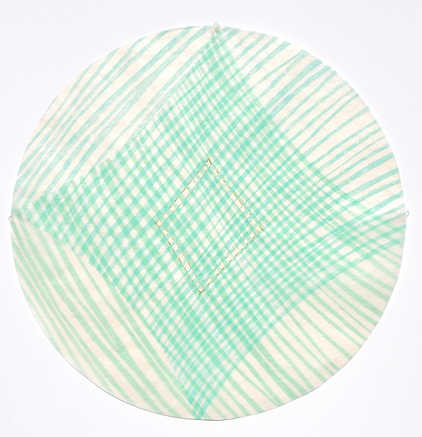 Mia O  Untitled 18 2020 17.3 x 17.3” mokuhanga