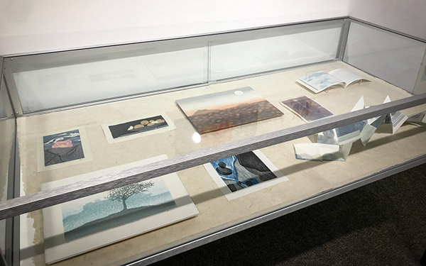 From left (clockwise), Muntsa Molina, Tangled Thoughts, 2020; Jacek Machowski, Midas' last hope, 2022; Niamh Flanagan, whispering from another shore, 2021; Elisabet Alsos Strand, Shades- soft, 2021; Tihana karlovic, cloud, 2020; Ann Kavanagh, Arctic Spaces, 2022; Laura Bortoloni, Uccea 03, 2022; Robert Russell, As Mist Retreats, Blackthorn Stands. 2021