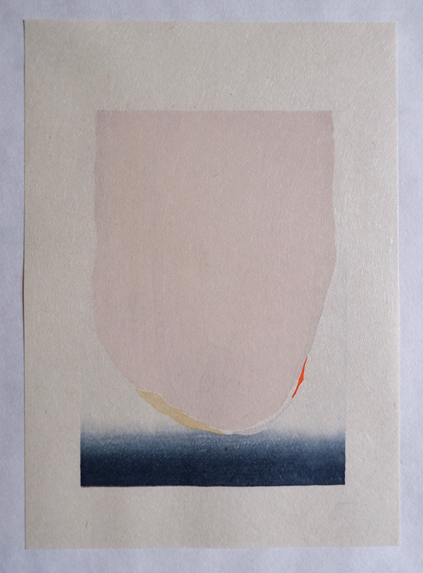 Lucy May Schofield  Desire Lines ll 2021 8.2 x 11.6 mokuhanga