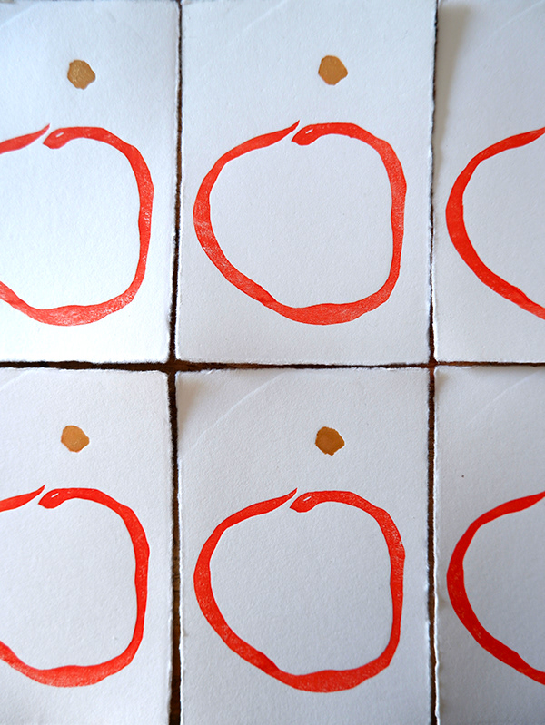 Lucy May Schofield printing in Highgreen, UK