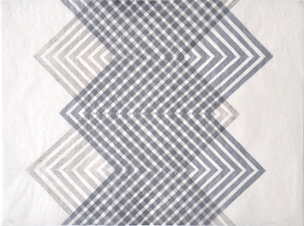 Mia O  Untitled 2020 15.7 x 11.8" mokuhanga