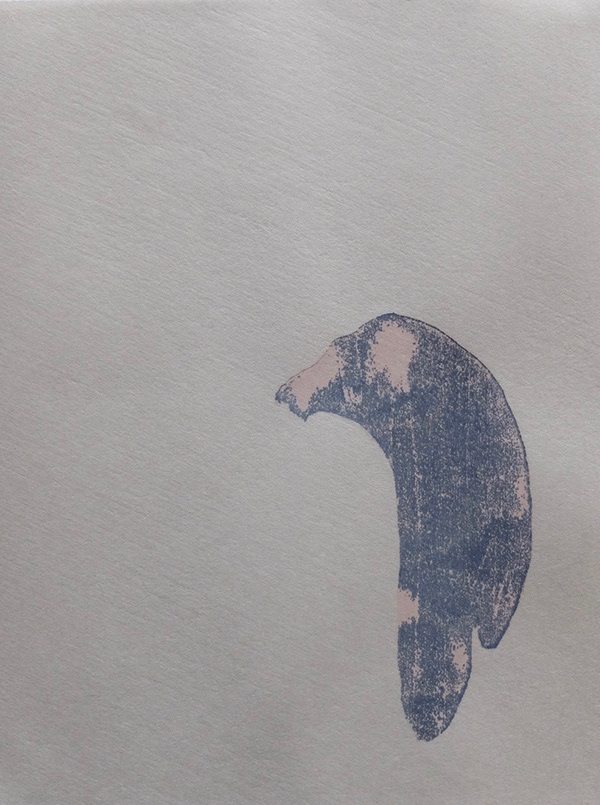 Lucy May Schofield   Detached 9 x 12 mokuhanga