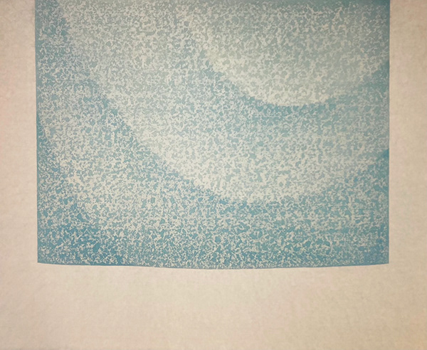 Chihiro Taki 流れ flow 2021 38.5 x 46.5” mokuhanga