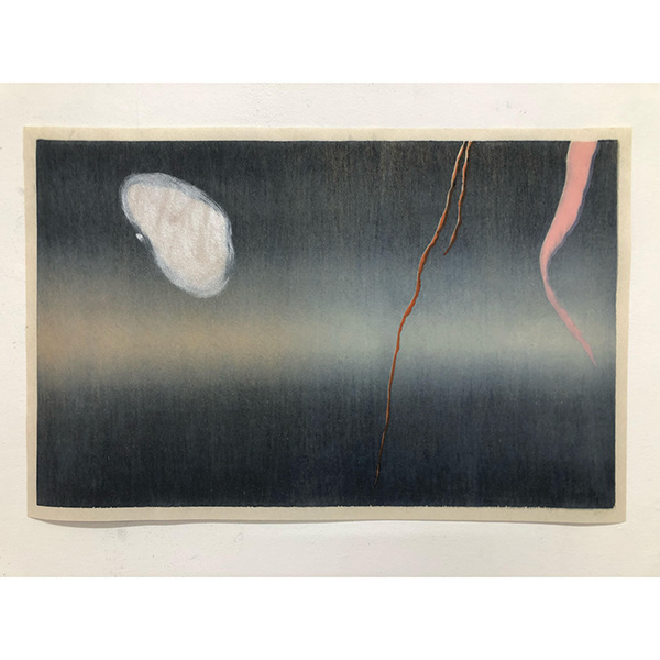 Lucy May Schofield   Sanguine mood (after Helen) 18.5 x 12 mokuhanga