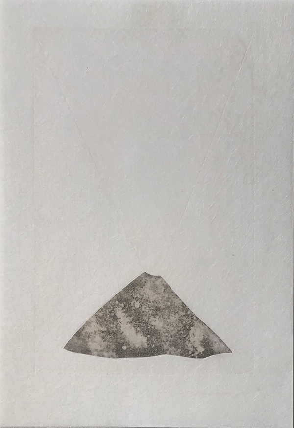 Lucy May Schofield, Each Morning I Wake to You (ash) 2, 7.3" x 10.5", mokuhanga, 2015