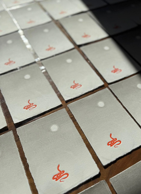 Yoonmi Nam printing in Lawrence, KS, USA