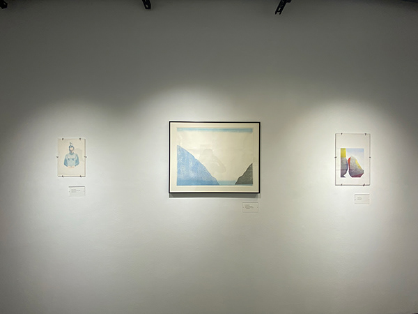 Soetkin Everaert, You'll be a woman soon; Karen  Maurstig, Beyond the horizon; and Jolanta Ewart, Two Rocks