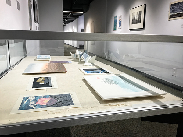 From left (clockwise), Muntsa Molina, Tangled Thoughts, 2020; Jacek Machowski, Midas' last hope, 2022; Niamh Flanagan, whispering from another shore, 2021; Elisabet Alsos Strand, Shades- soft, 2021; Tihana karlovic, cloud, 2020; Ann Kavanagh, Arctic Spaces, 2022; Laura Bortoloni, Uccea 03, 2022; Robert Russell, As Mist Retreats, Blackthorn Stands. 2021