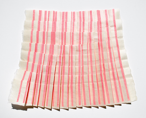 Mia O  Flatland 2020 11.8 x 10.2" mokuhanga