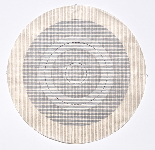 Mia O  Untitled 12 2020 17.3 x 17.3” mokuhanga