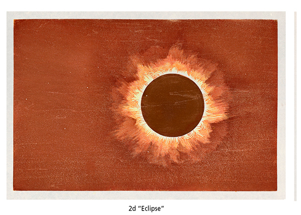 Annie Bissett   Eclipse 2017 24.5 x 18.5 mokuhanga