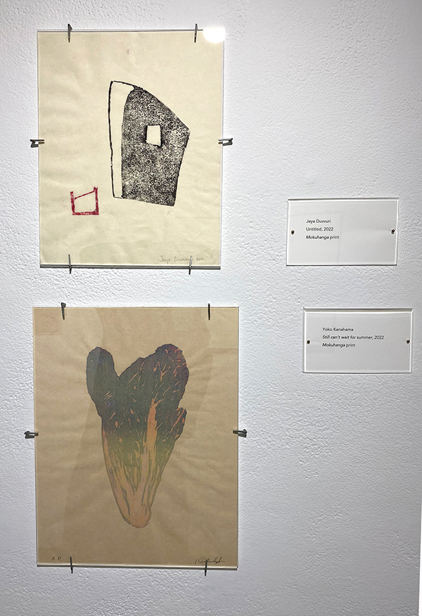 Jaya Duvvurij, Untitled-2022 and Yoko Kanahama, Still can't wait for summer