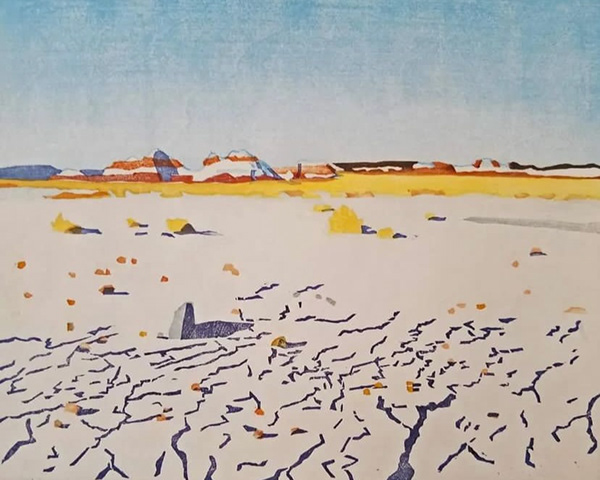 Linda Beeman, Erosion: Cracked, 2020