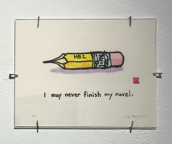 Andrew Stone, I may never finish my novel (stub), 2018