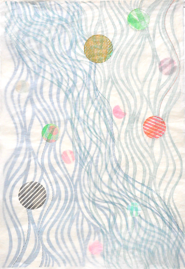 Mia O  Evapotranspirat ion 2020 25.1 x 35.8" mokuhanga