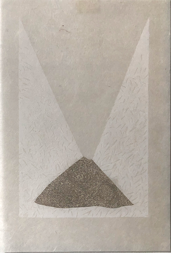 Lucy May Schofield,Each Morning I Wake to You (ash) 1, 7.3" x 10.5", mokuhanga, 2015