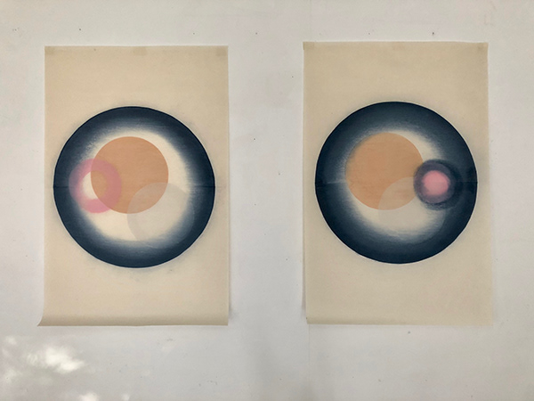 Lucy May Schofield  An Alter to Love 2021 24.8 x 38.1 mokuhanga