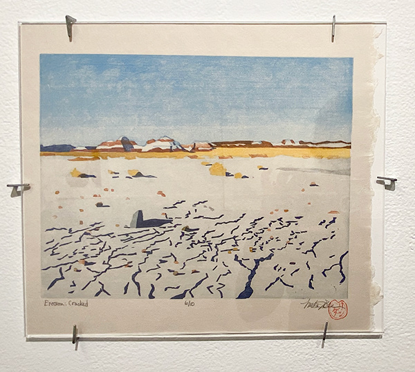 Linda Beeman, Erosion: Cracked, 2020