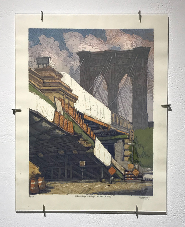 Leon Loughridge, Brooklyn Bridge a la Cristo, 2014