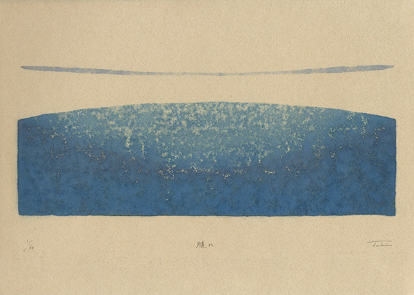 Chihiro Taki Going where the wind blows 2019 12 x 8.5” mokuhanga